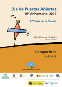 Cartel del evento del 19 aniversario Parque de las Ciencias