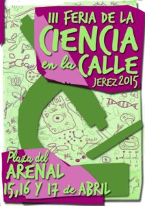 Cartel III Feria de la Ciencia en la Calle de Jerez