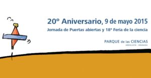 Cartel 20º Aniversario Parque de las Ciencias Granada