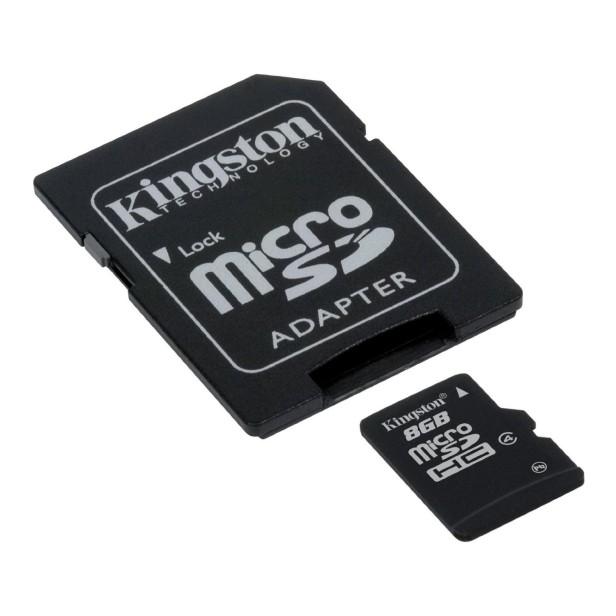 Kingston Class 4 Micro-SDHC Secure Digital - microSD 8 GB (4 class)