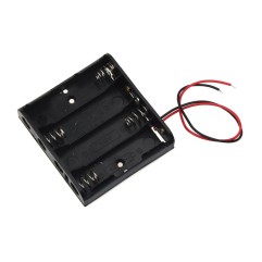 AA Power Battery Storage Holder Case Plastic Box 4xAA