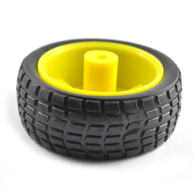 Smart Car Model Plastic Robot Tire Wheel