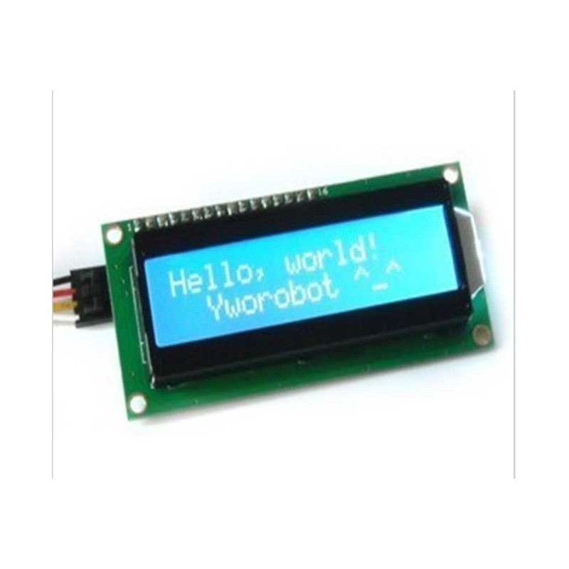 LCD 1602 Azul I2C (compatible con Arduino) 