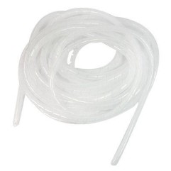 8mm spirale cable protector white 1m