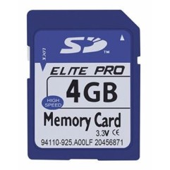 4GB Flash Memory SD Card