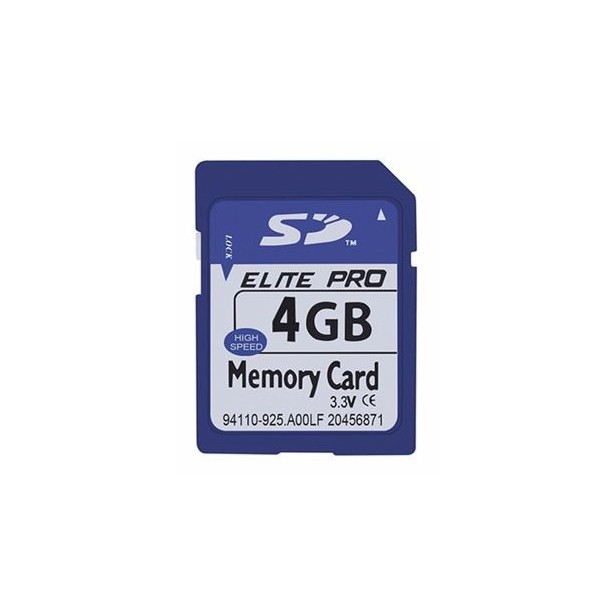 Tarjeta de Memoria 4 GB SD