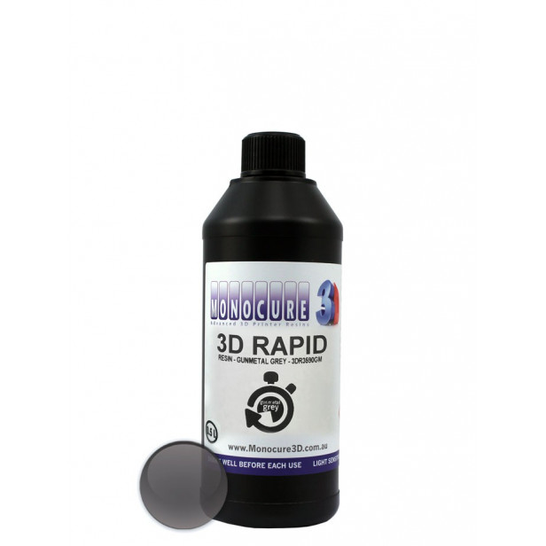 Rapid Resin Gunmetal Grey Monocure 3D 0,5 Litre