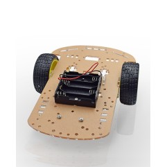Chasis transparente para ARDUINO Robot Auto