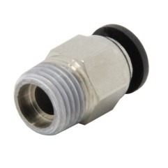 Racor neumática para tubo PTFE de 4mm ext rosca M10 x 1.5mm