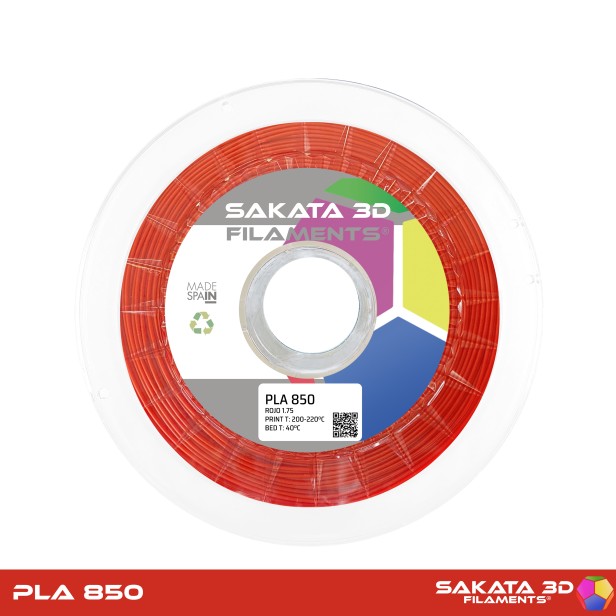 PLA 3D850 1.75mm RED