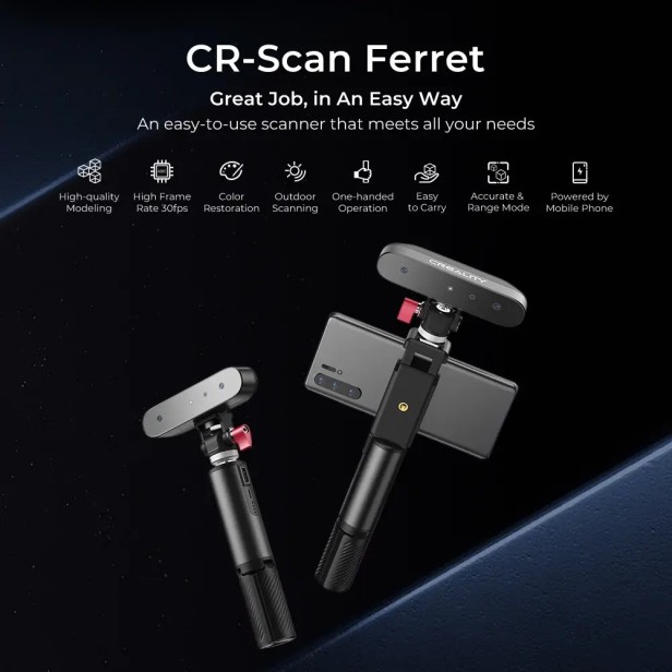 Escaner 3D  CR-SCAN FERRET CREALITY