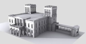 Schloss_Dwasieden_3D_Modell_model_Sketchup_Sassnitz_Herrenhaus_-_Manor_House_Castle_Rügen_Island_Rugia