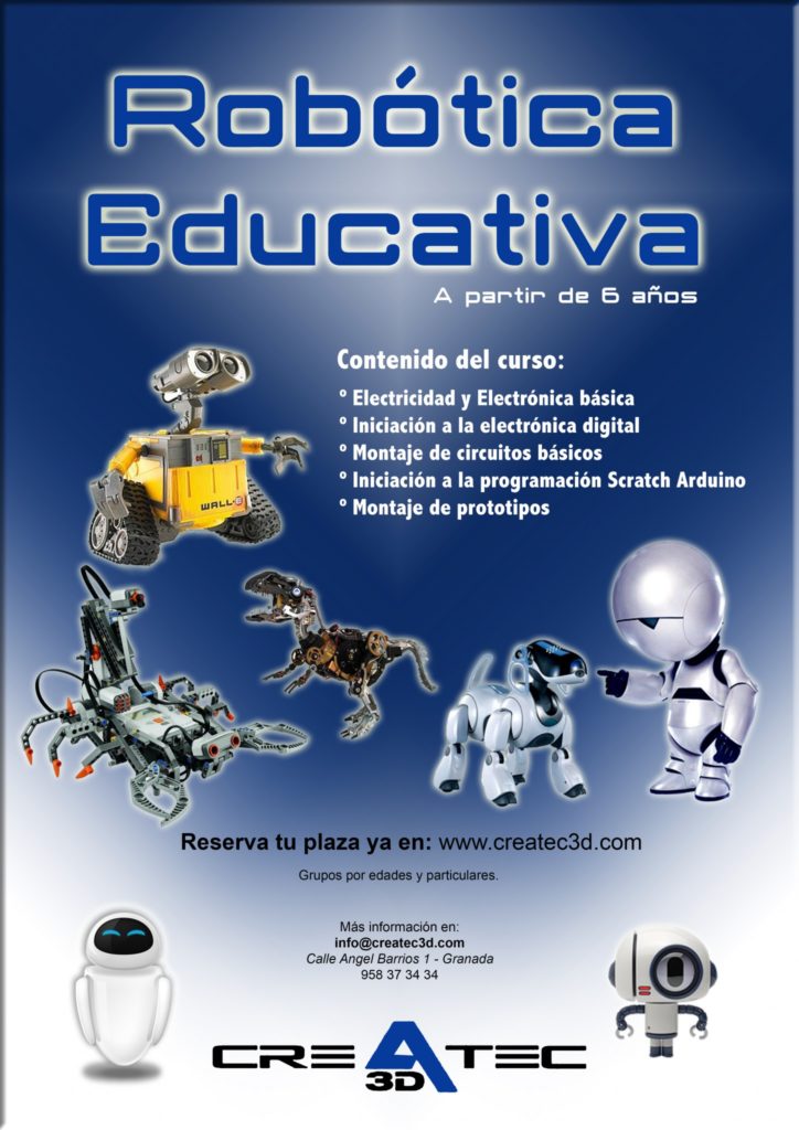 cartel robotica educativa createc3d