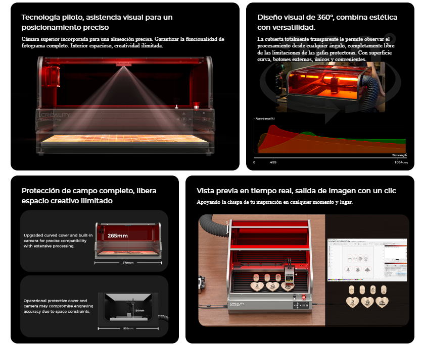 Como es la grabadora laser falcon de creality