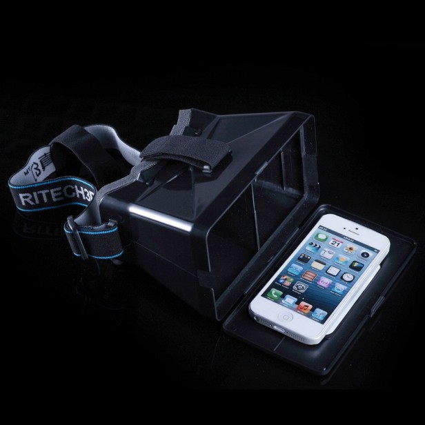 Cardboard VR made of plastic