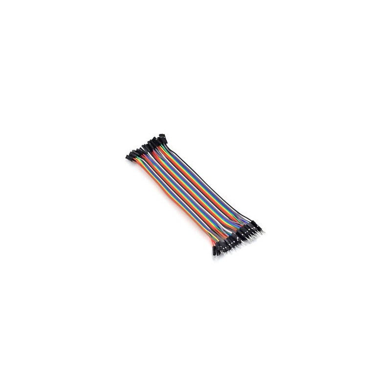 Cables Dupont 30cm Macho/Hembra x40 – Arduino y protoboard