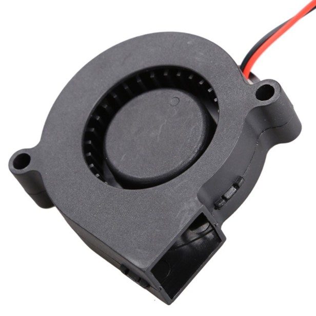 DC 12V 0.06A 50x15mm Black Brushless Cooling Blower Fan 2 Wires 5015S