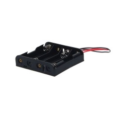 AA Power Battery Storage Holder Case Plastic Box 4xAA