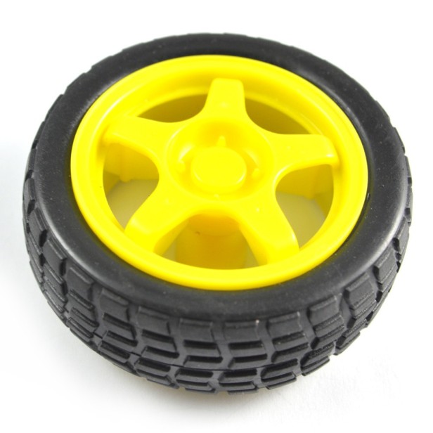 Smart Car Model Plastic Robot Tire Wheel