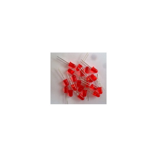 LED 5mm ROJO 28mm patillas