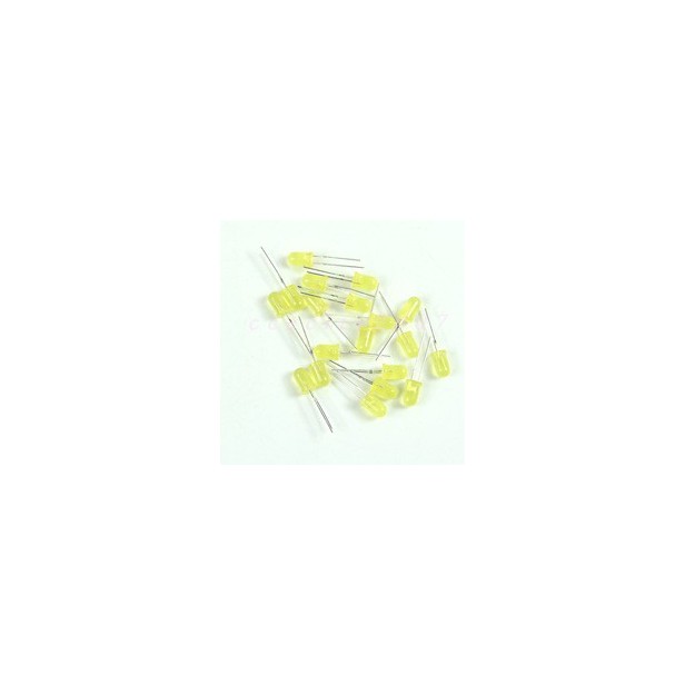 LED 5mm amarillo 28mm patillas