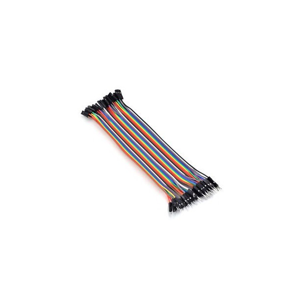 Cables Dupont 20cm Macho/Hembra x40 – Arduino y protoboard