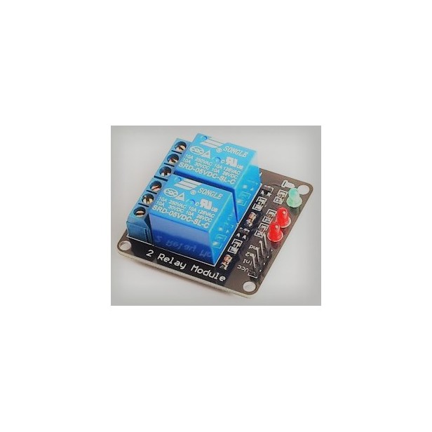 Módulo relé 5V compatible con Arduino 2 canal