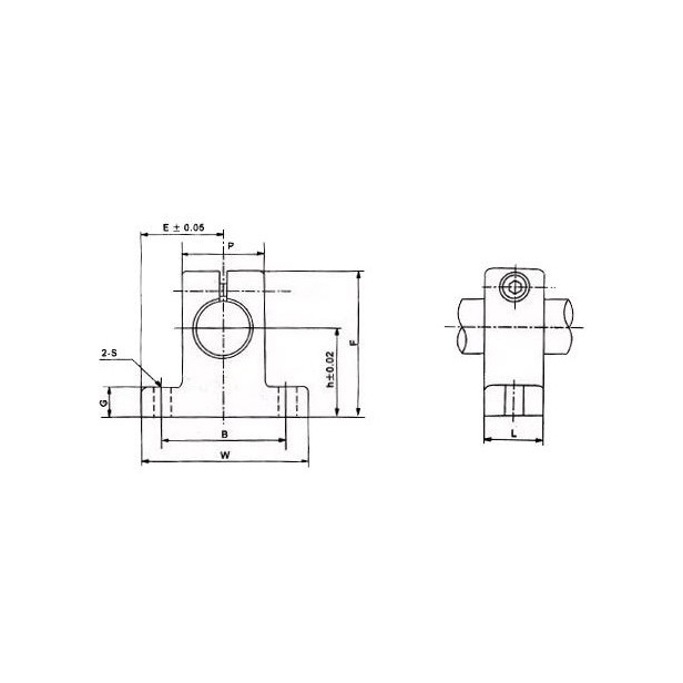 SK12 Vertical Type Holder Support