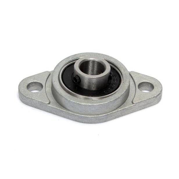 KFL8 8mm Dia Bore Aluminum Alloy Self- Aligning Flange Bearing Oval Pillow Block