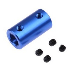 Acople azul 5x5mm CNC