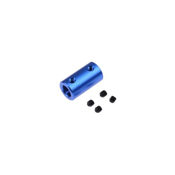 Acople azul 5x5mm CNC