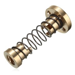 T8 Anti Backlash Spring Loaded Nut for 8mm Threaded Rod Lead Screws