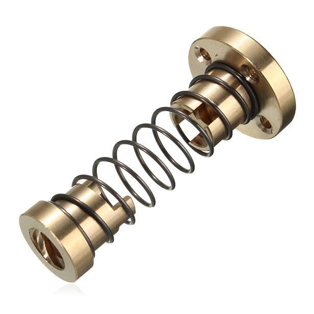 Tuerca T8 antideslizante barra roscada M8