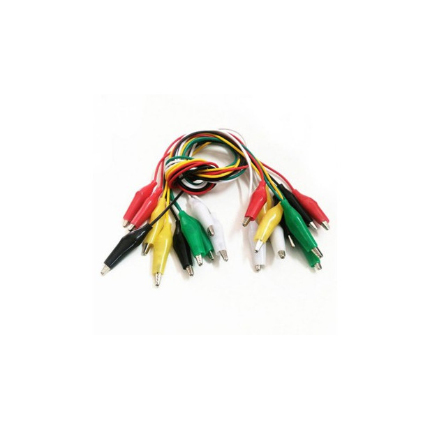 Cables con pinza de cocodrilo