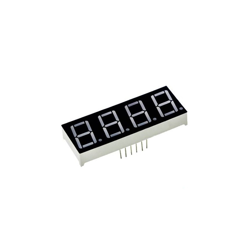 0.56 inch Red 4 Digit 7 Segment LED Display CC 12pin