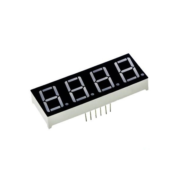 0.56 inch Red 4 Digit 7 Segment LED Display CC 12pin