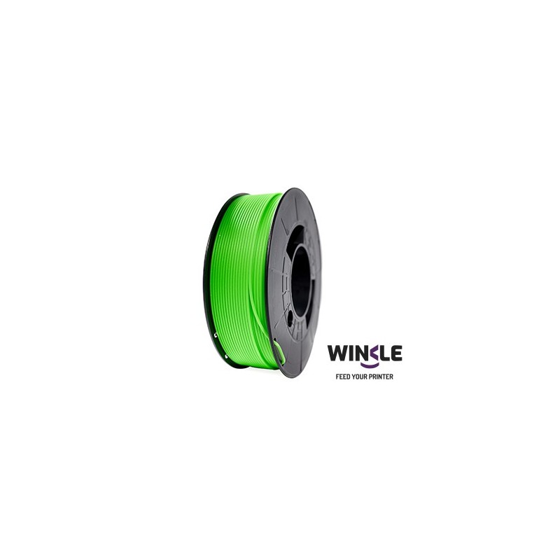 FILAMENTO PLA VERDE FLUORESCENTE (WINKLE) PARA IMPRESORA 3D