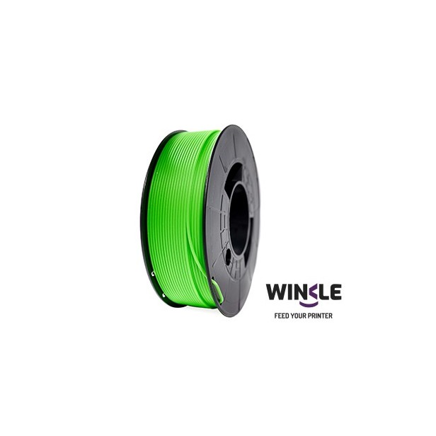 FILAMENTO PLA VERDE FLUORESCENTE (WINKLE) PARA IMPRESORA 3D