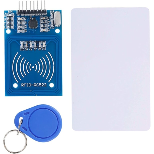 Módulo RFID RC522 + tarjeta + llavero 13.56Mhz