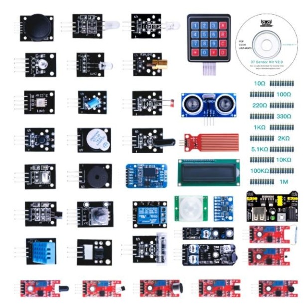 Kit de 37 sensores para arduino v2