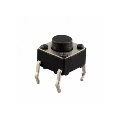 Pulsador de botón 6 x 6 x 5 mm