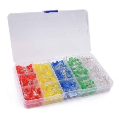 Caja de LEDs 5mm diferentes colores