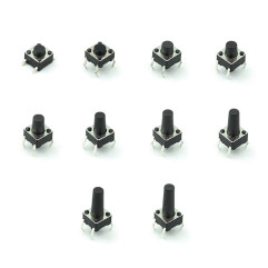 Kit de Pulsadores Táctiles Tact Switch 250 pcs | Robotic & Electronic