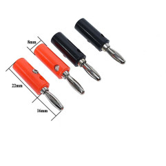 Conector Banana 4mm Negro | Pruebas y Audio