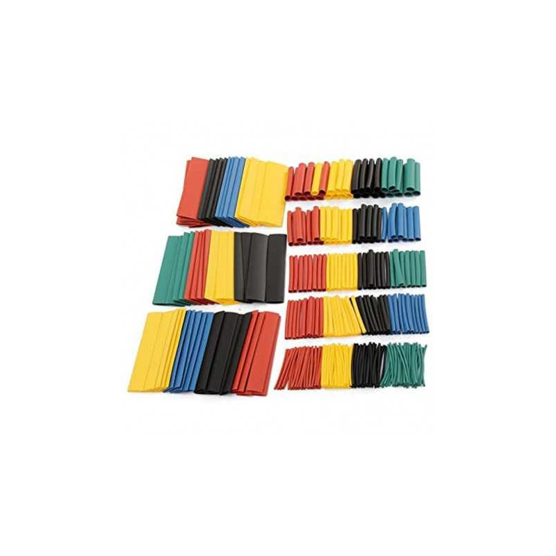 Kit 328 Tubos Termorretráctiles Poliolefina | Createc 3D