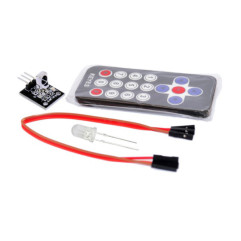 IR Remote Control Kit + 38KHz Receiver | 17 Keys Arduino