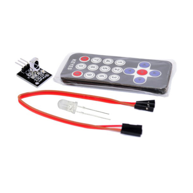 Kit Control Remoto IR + Receptor 38KHz | 17 Botones para Arduino