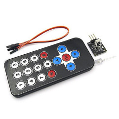 IR Remote Control Kit + 38KHz Receiver | 17 Keys Arduino