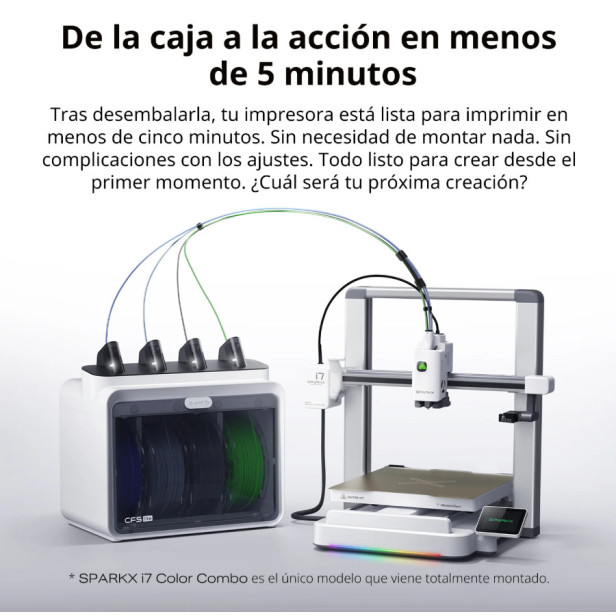 Creality SPARKX i7 Color Combo | Impresora 3D — Createc3D