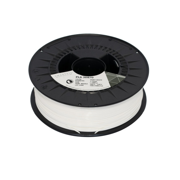Filamento PLA 3D870 Smartfil Ivory White (blanco) 1,75 o 2.85 mm
